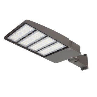 LED shoebox area light fixtures